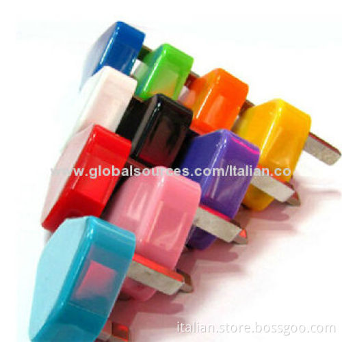 UK Plug USB Wall Chargers for iPhone, iPad with 5V 1A, CE